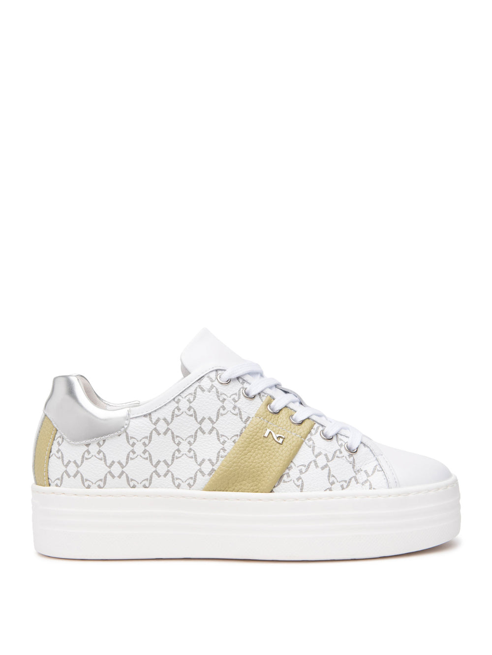 NERO GIARDINI Sneakers platform Donna - Bianco modello E513026D