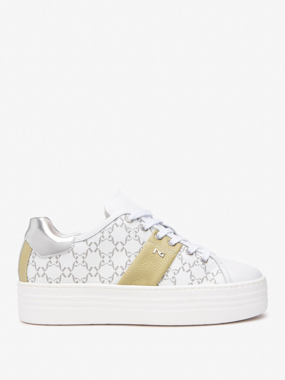 NERO GIARDINI Sneakers platform Donna - Bianco modello E513026D