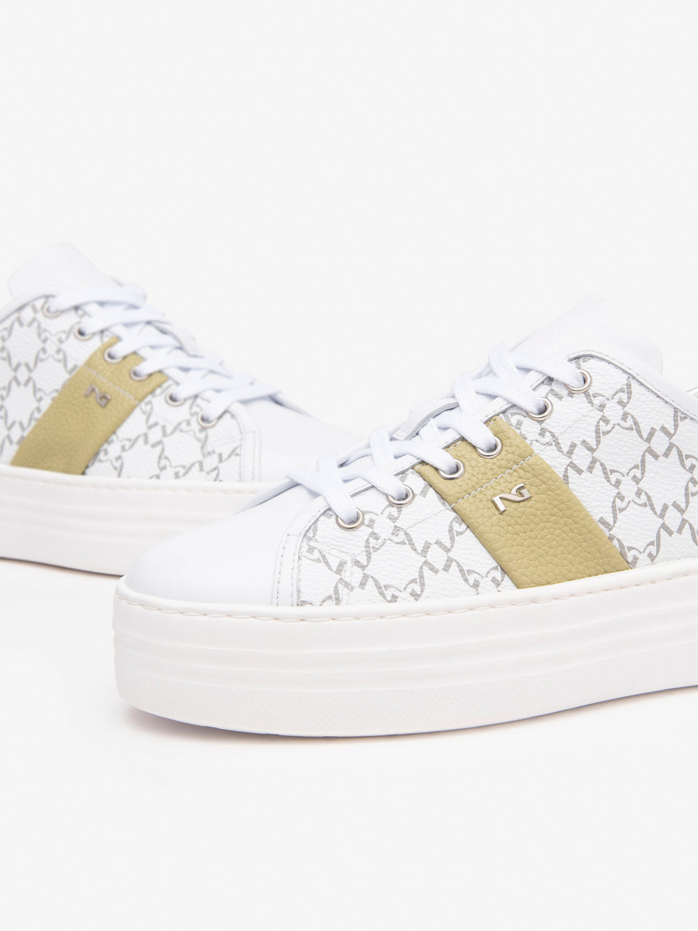 NERO GIARDINI Sneakers platform Donna - Bianco modello E513026D
