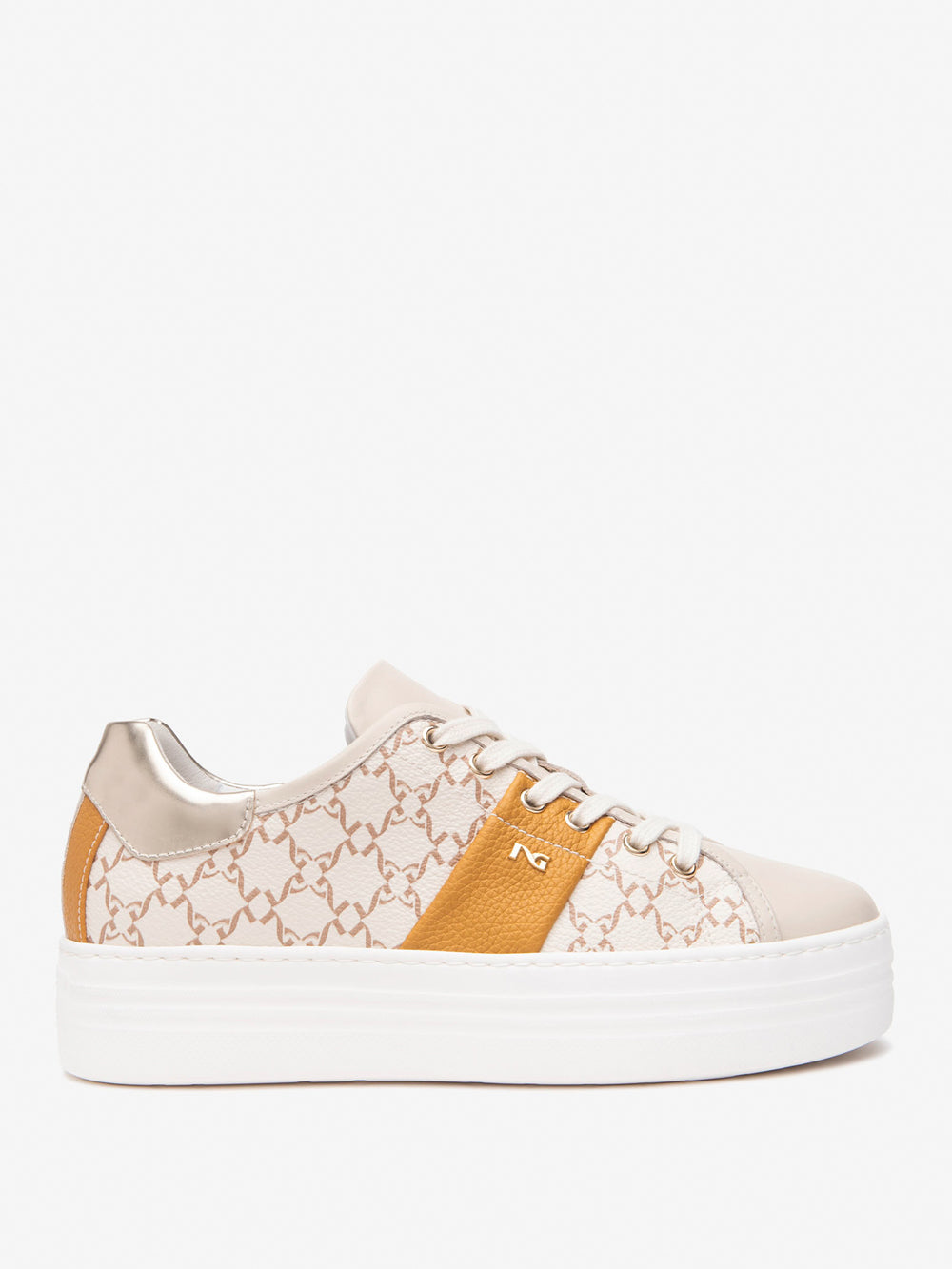 NERO GIARDINI Sneakers platform Donna - Bianco modello E513026D