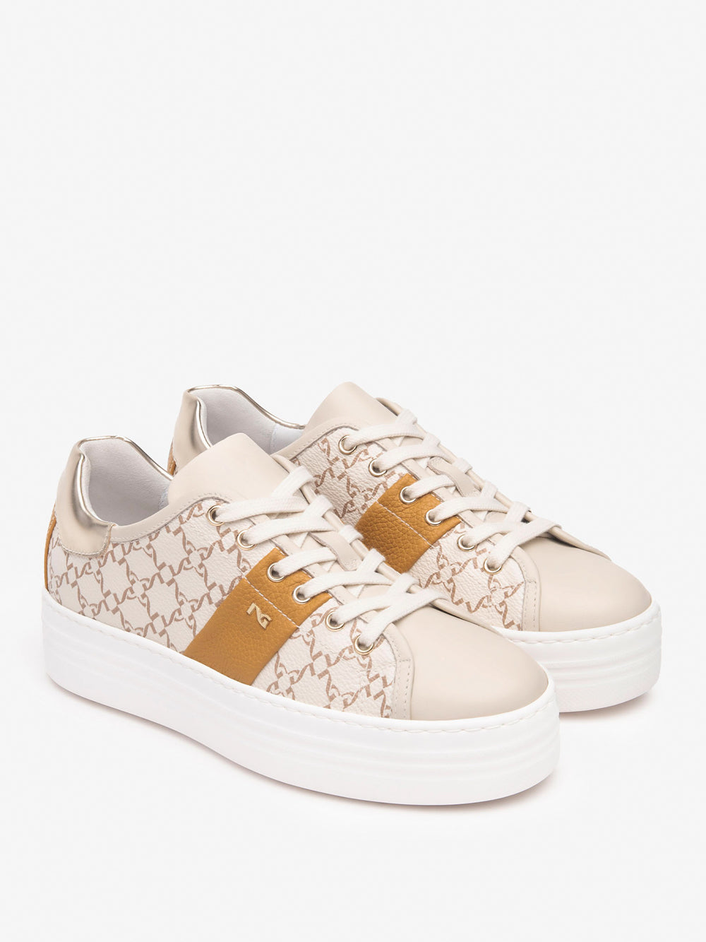 NERO GIARDINI Sneakers platform Donna - Bianco modello E513026D