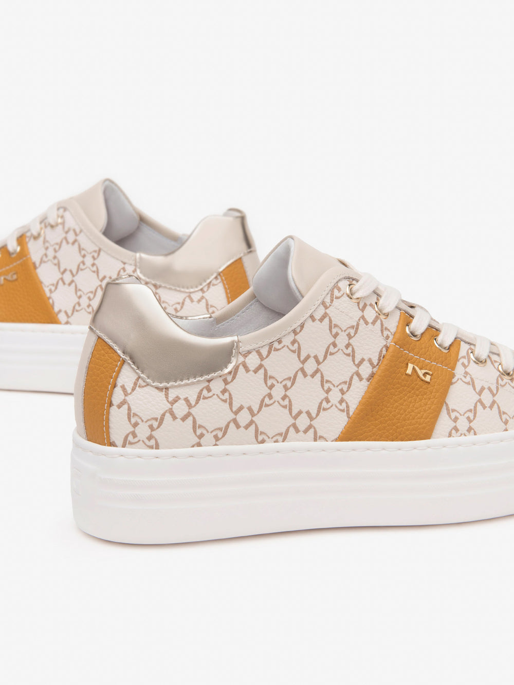 NERO GIARDINI Sneakers platform Donna - Bianco modello E513026D