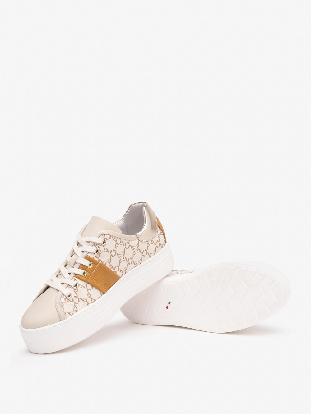 NERO GIARDINI Sneakers platform Donna - Bianco modello E513026D