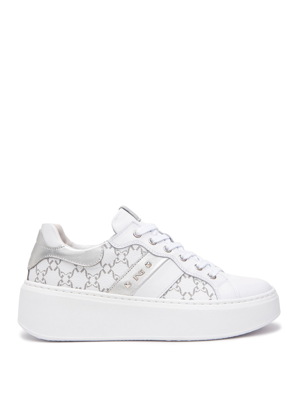NERO GIARDINI Sneakers platform Donna - Bianco modello E513080D