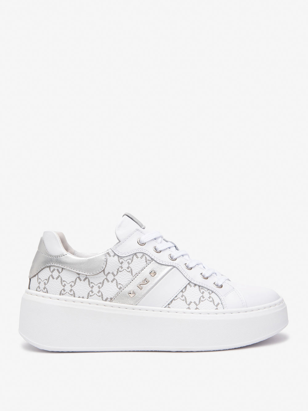 NERO GIARDINI Sneakers platform Donna - Bianco modello E513080D