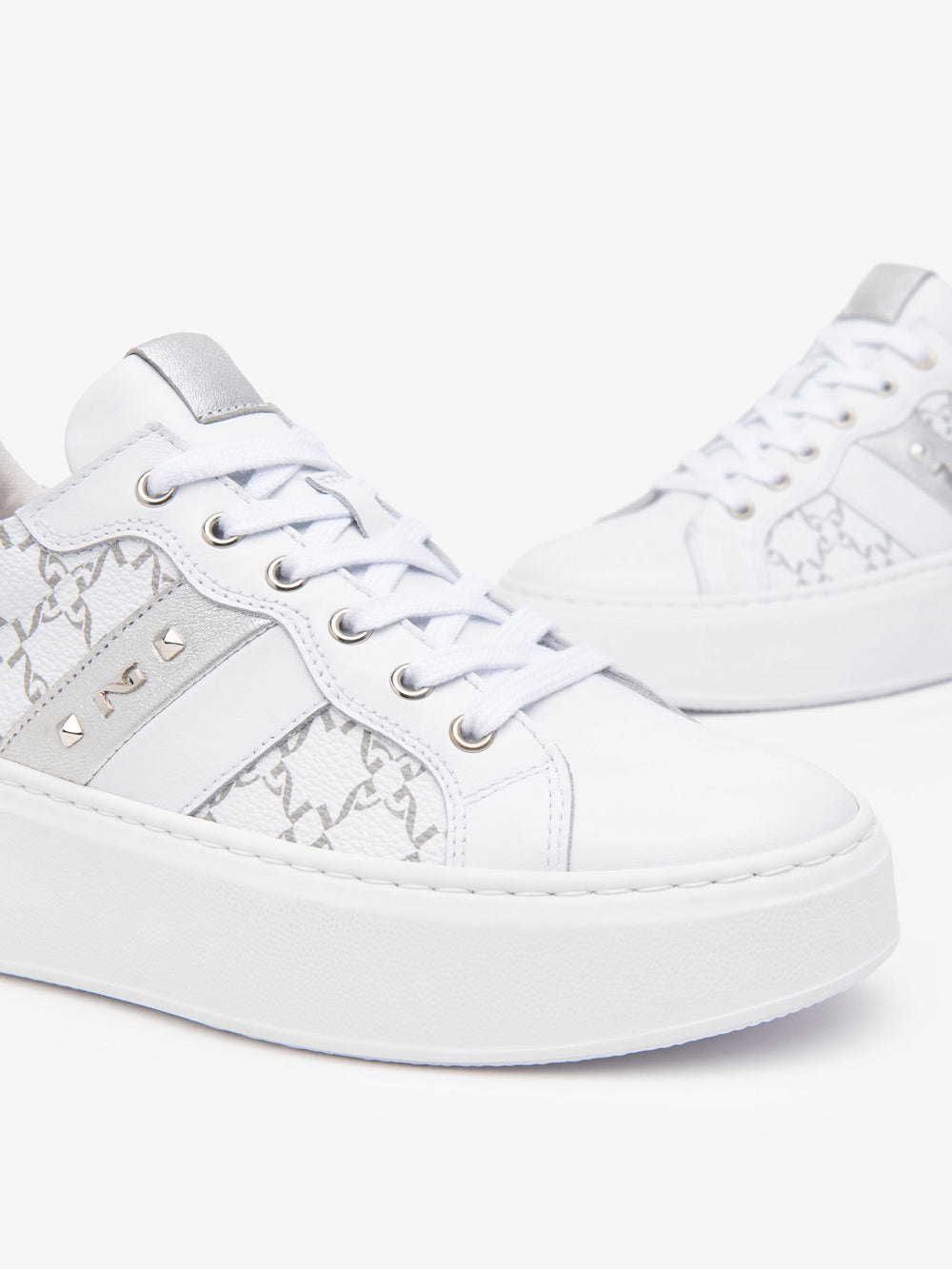 NERO GIARDINI Sneakers platform Donna - Bianco modello E513080D