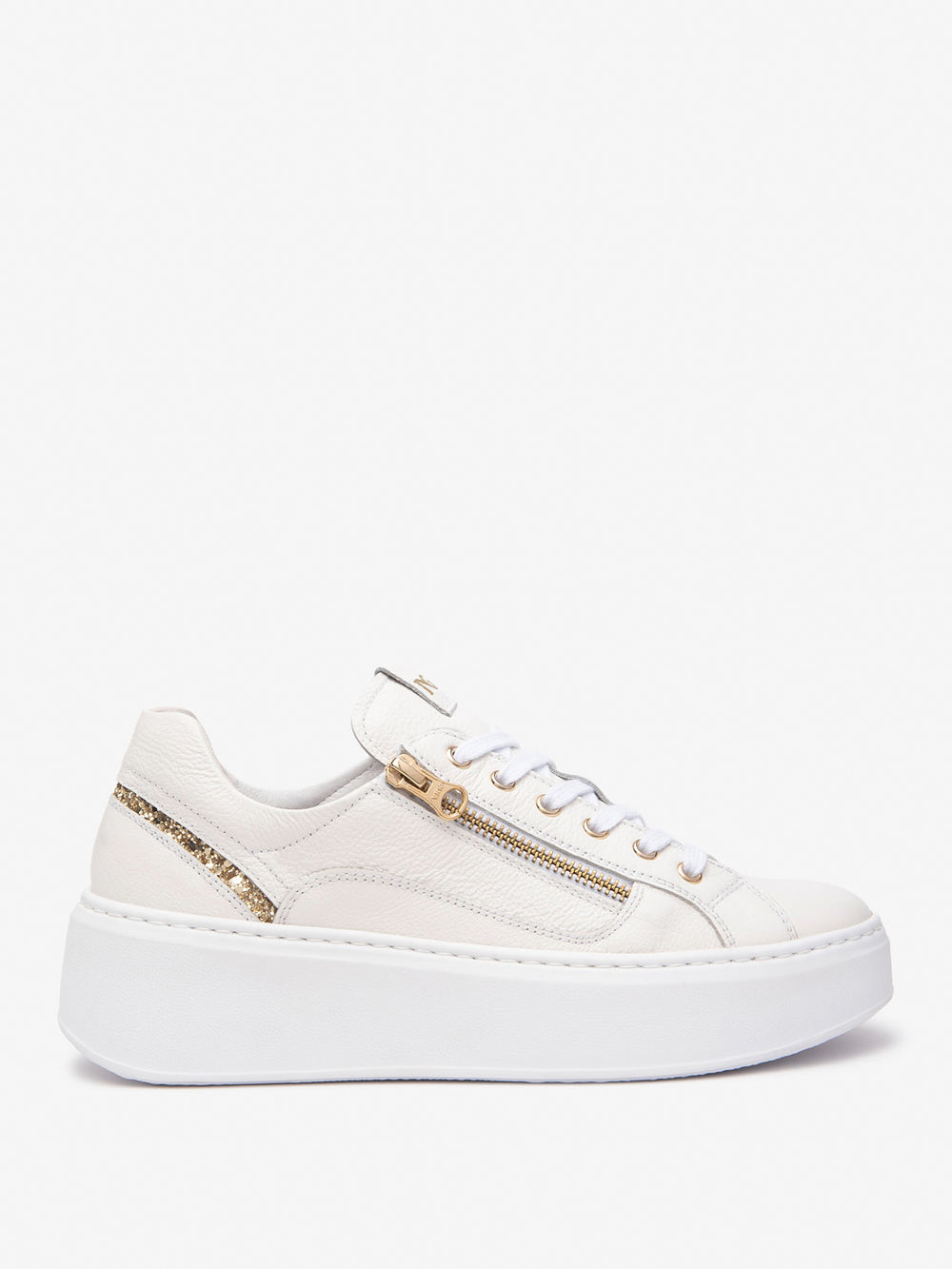 NERO GIARDINI Sneakers platform Donna - Bianco modello E513081D