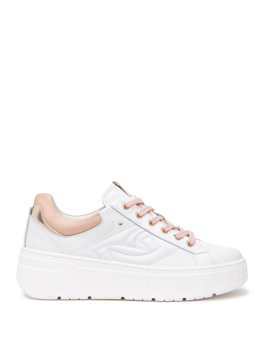 NERO GIARDINI Sneakers platform Donna - Bianco modello E513090D