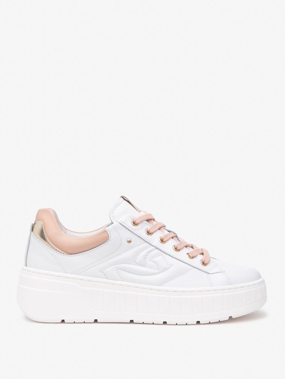 NERO GIARDINI Sneakers platform Donna - Bianco modello E513090D