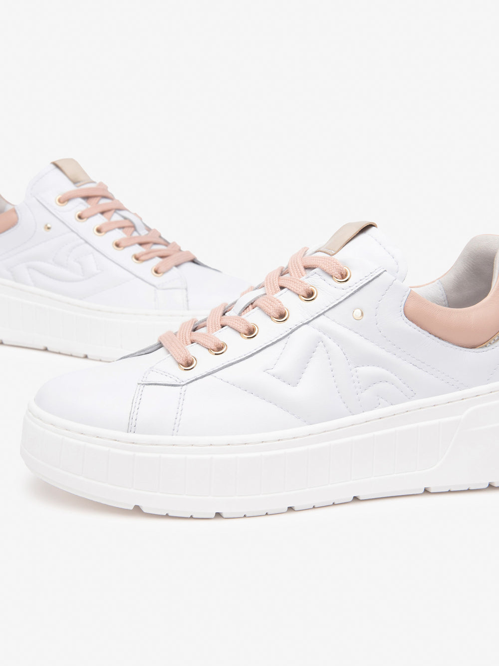 NERO GIARDINI Sneakers platform Donna - Bianco modello E513090D