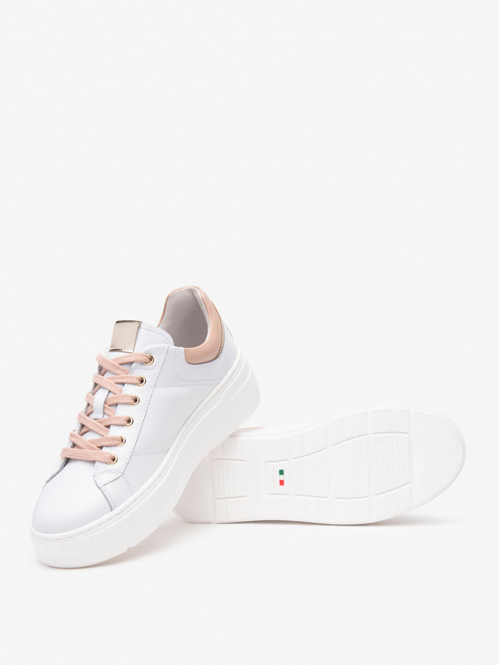 NERO GIARDINI Sneakers platform Donna - Bianco modello E513090D