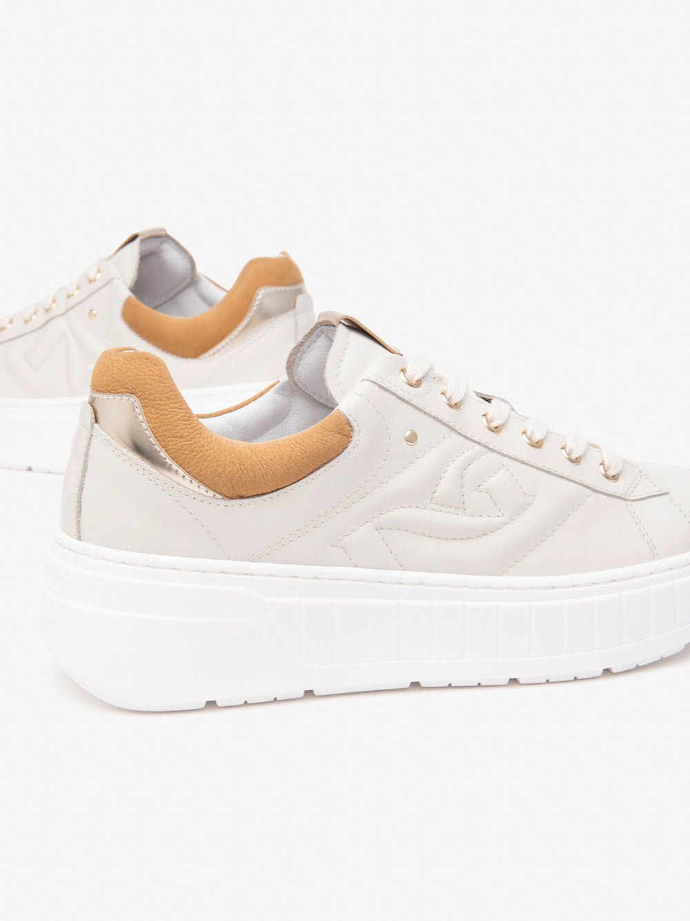 NERO GIARDINI Sneakers platform Donna - Bianco modello E513090D