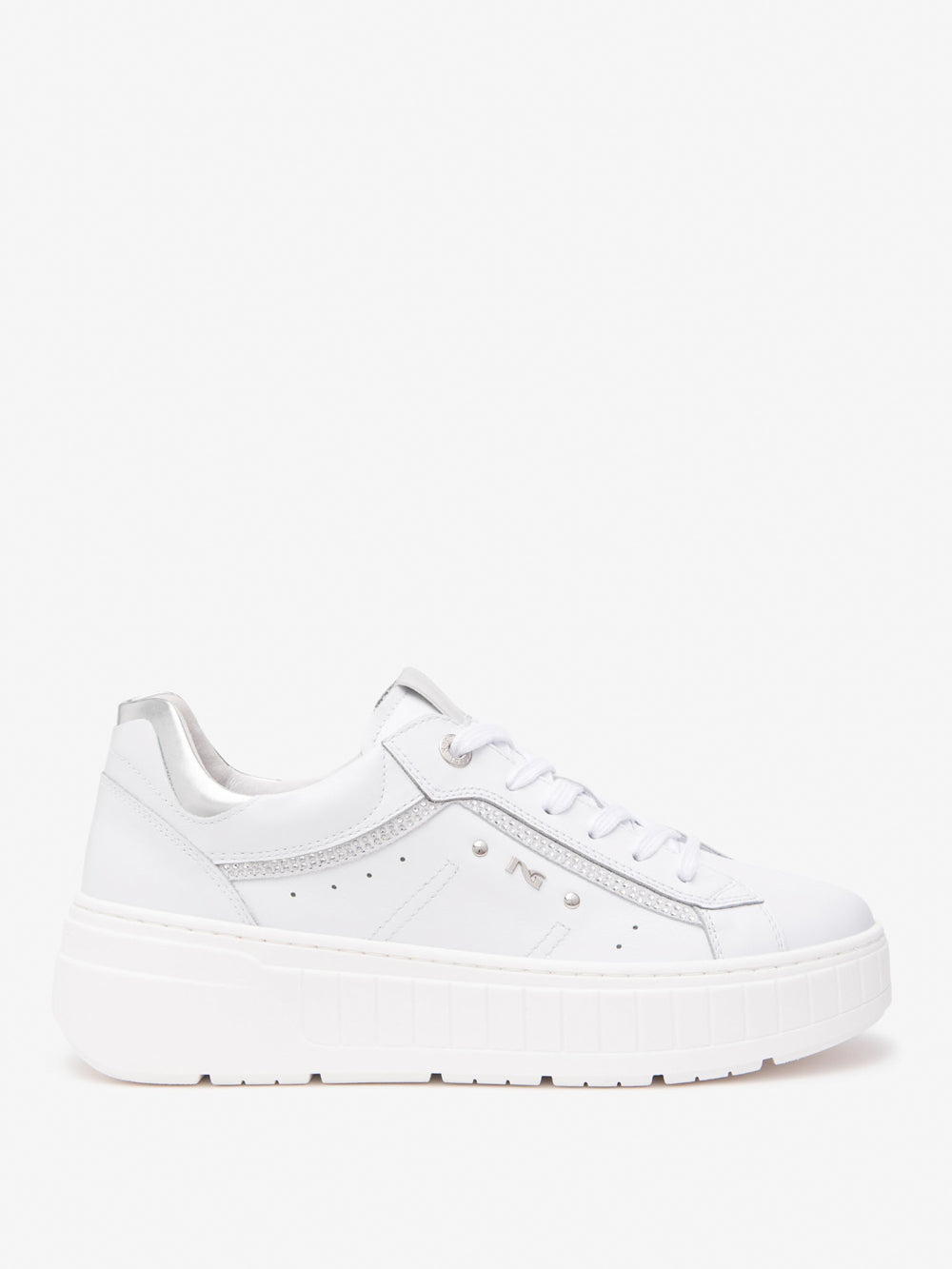 NERO GIARDINI Sneakers platform Donna - Bianco modello E513093D