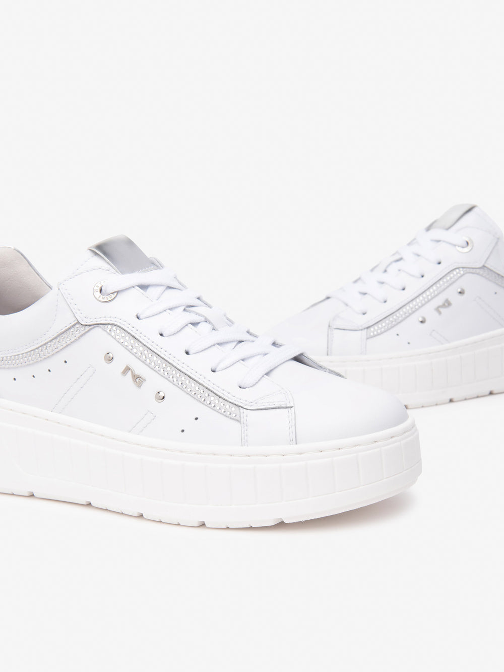 NERO GIARDINI Sneakers platform Donna - Bianco modello E513093D