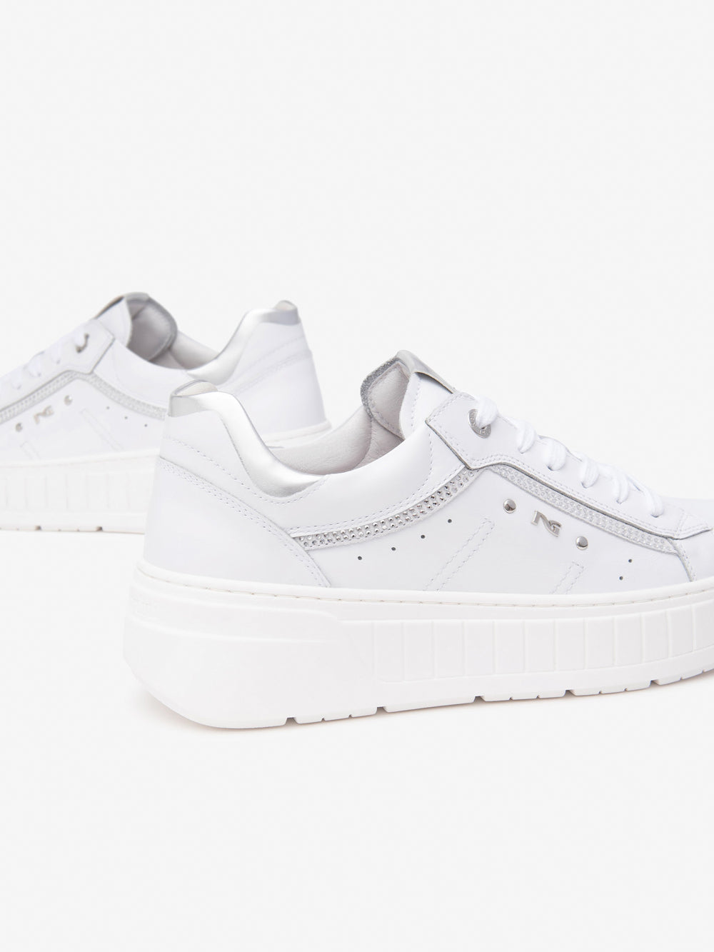 NERO GIARDINI Sneakers platform Donna - Bianco modello E513093D