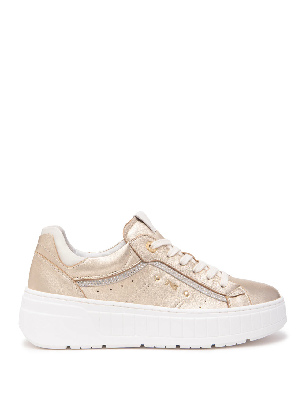 NERO GIARDINI Sneakers platform Donna - Beige modello E513094D