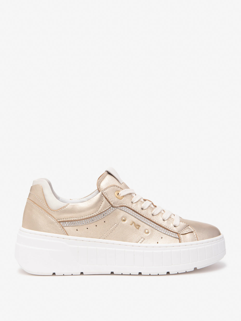 NERO GIARDINI Sneakers platform Donna - Beige modello E513094D