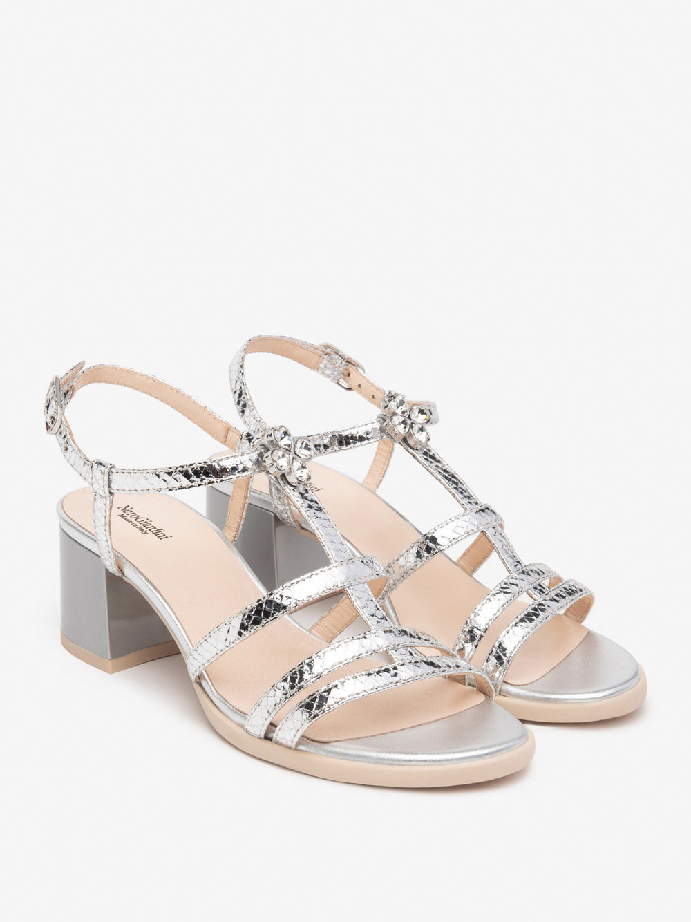 NERO GIARDINI Sandali con tacco Donna - Argento modello E513260D