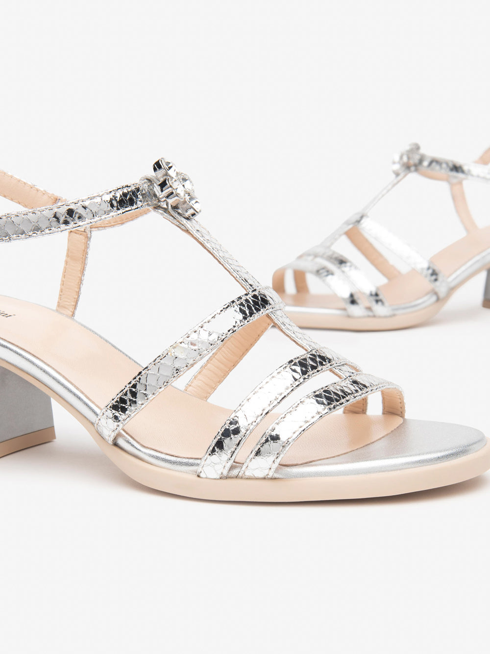 NERO GIARDINI Sandali con tacco Donna - Argento modello E513260D