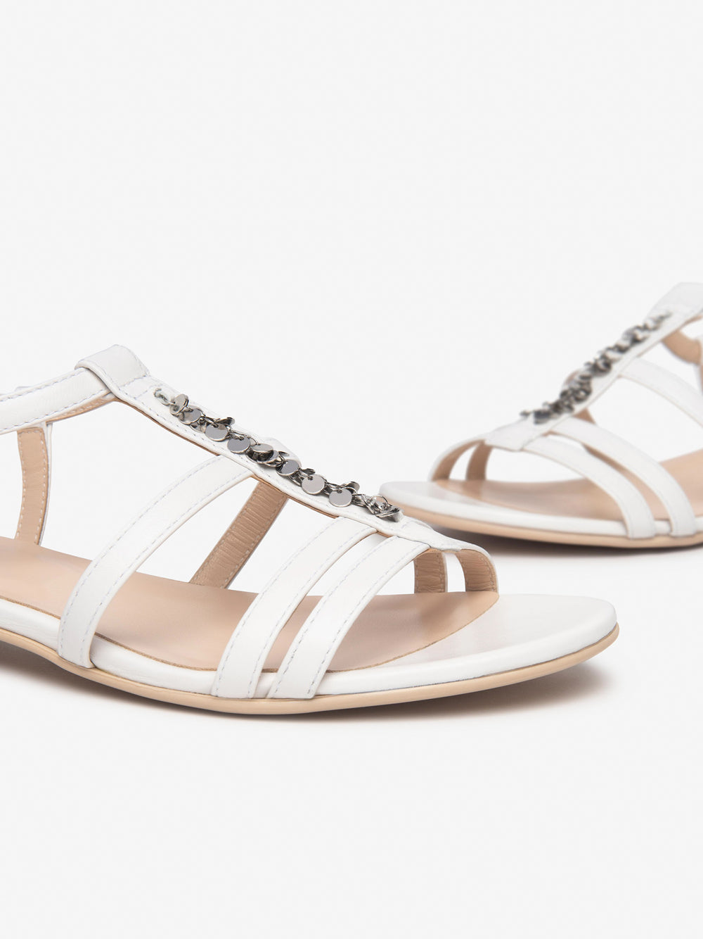 NERO GIARDINI Sandali Donna - Bianco modello E513272D