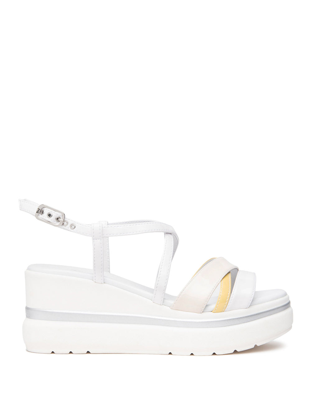 NERO GIARDINI Sandali con zeppa Donna - Bianco modello E513511D