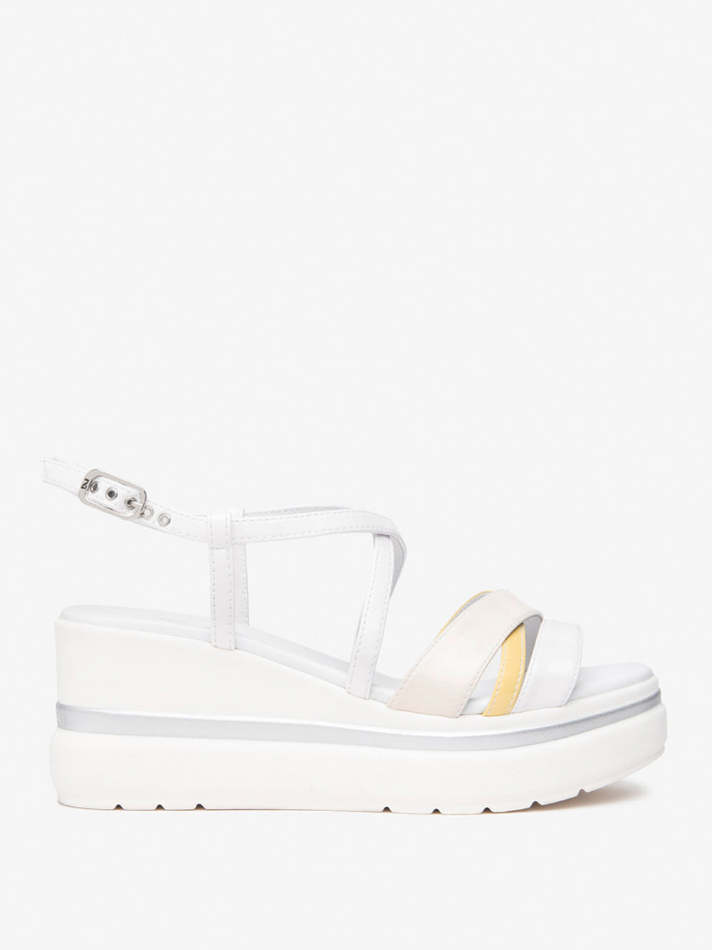 NERO GIARDINI Sandali con zeppa Donna - Bianco modello E513511D