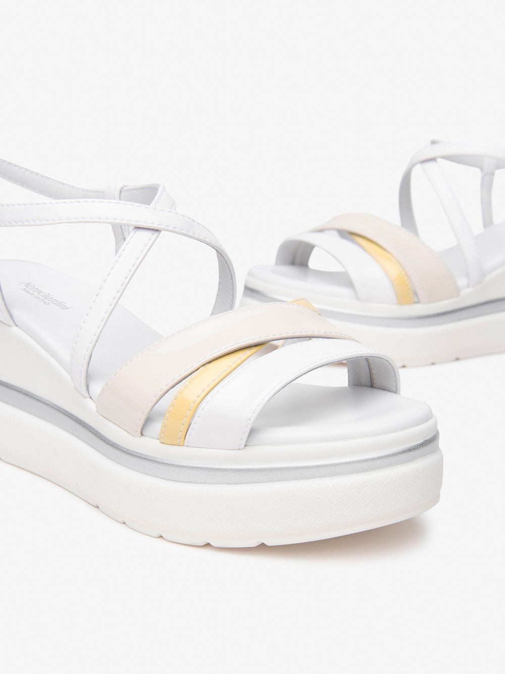 NERO GIARDINI Sandali con zeppa Donna - Bianco modello E513511D