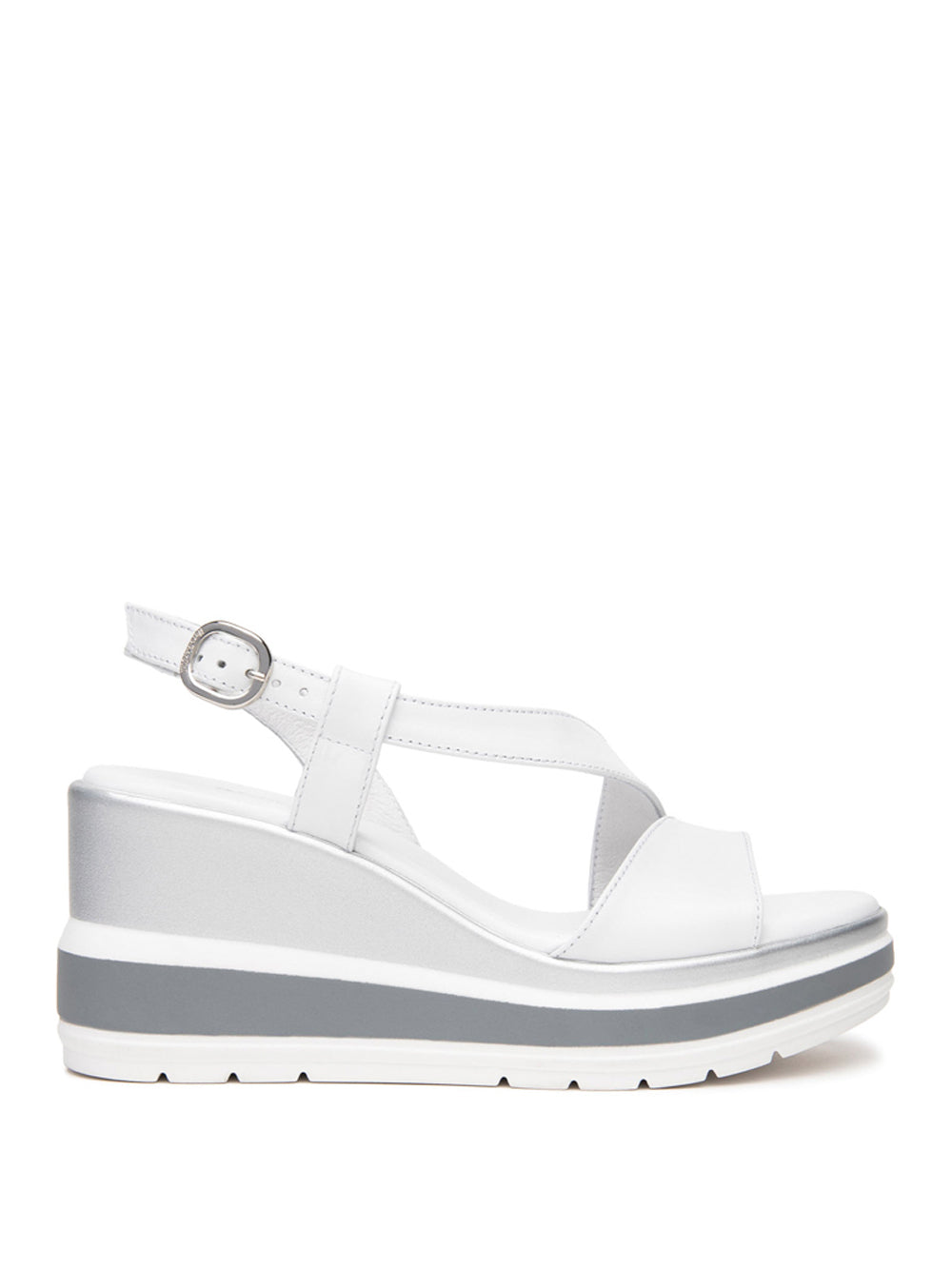 NERO GIARDINI Sandali con zeppa Donna - Bianco modello E513520D