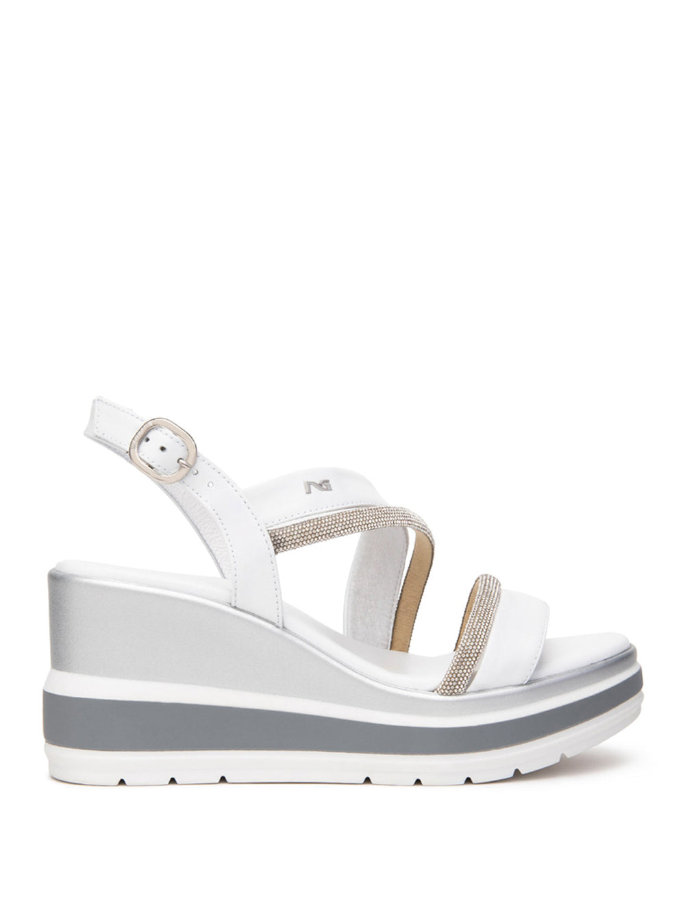 NERO GIARDINI Sandali con zeppa Donna - Bianco modello E513522D