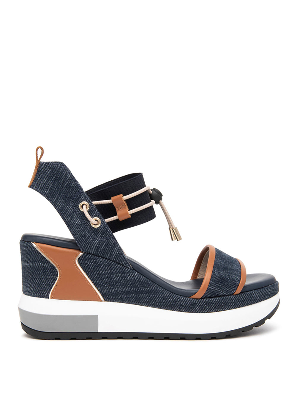 NERO GIARDINI Sandali con zeppa Donna - Blu modello E513600D