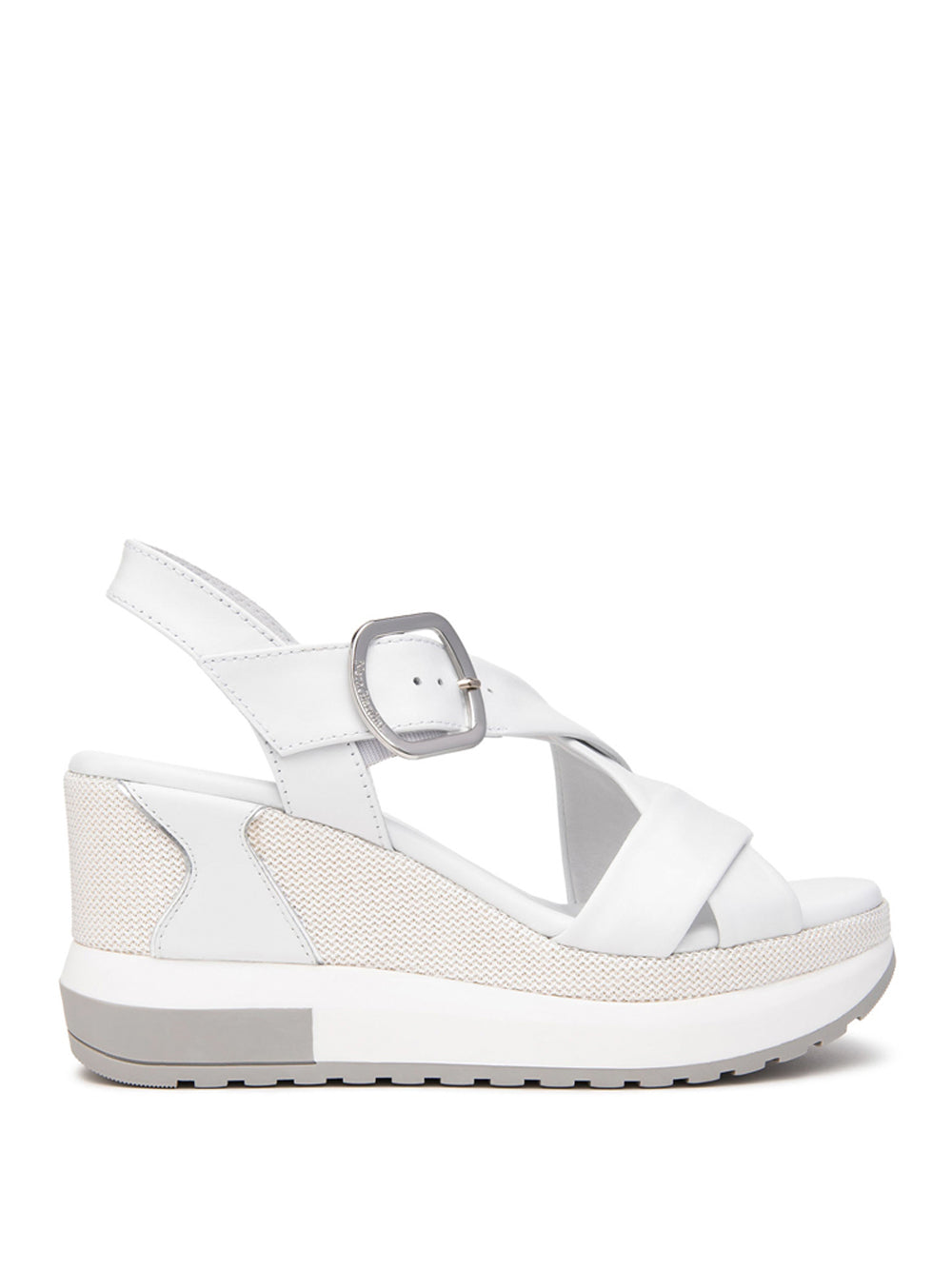 NERO GIARDINI Sandali con zeppa Donna - Bianco modello E513604D
