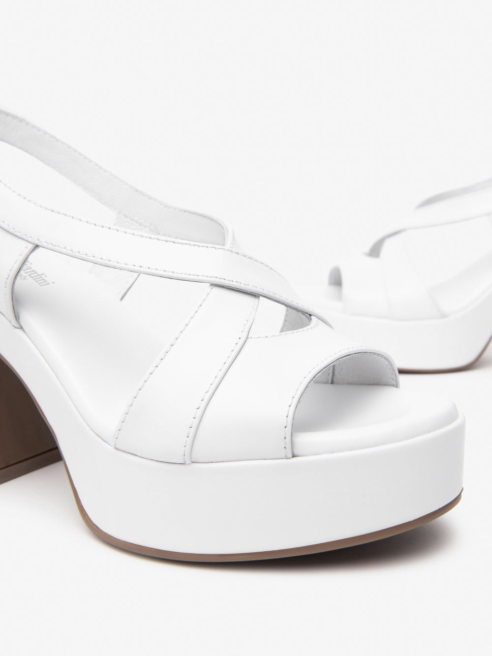 NERO GIARDINI Sandali con plateau Donna - Bianco modello E513640D