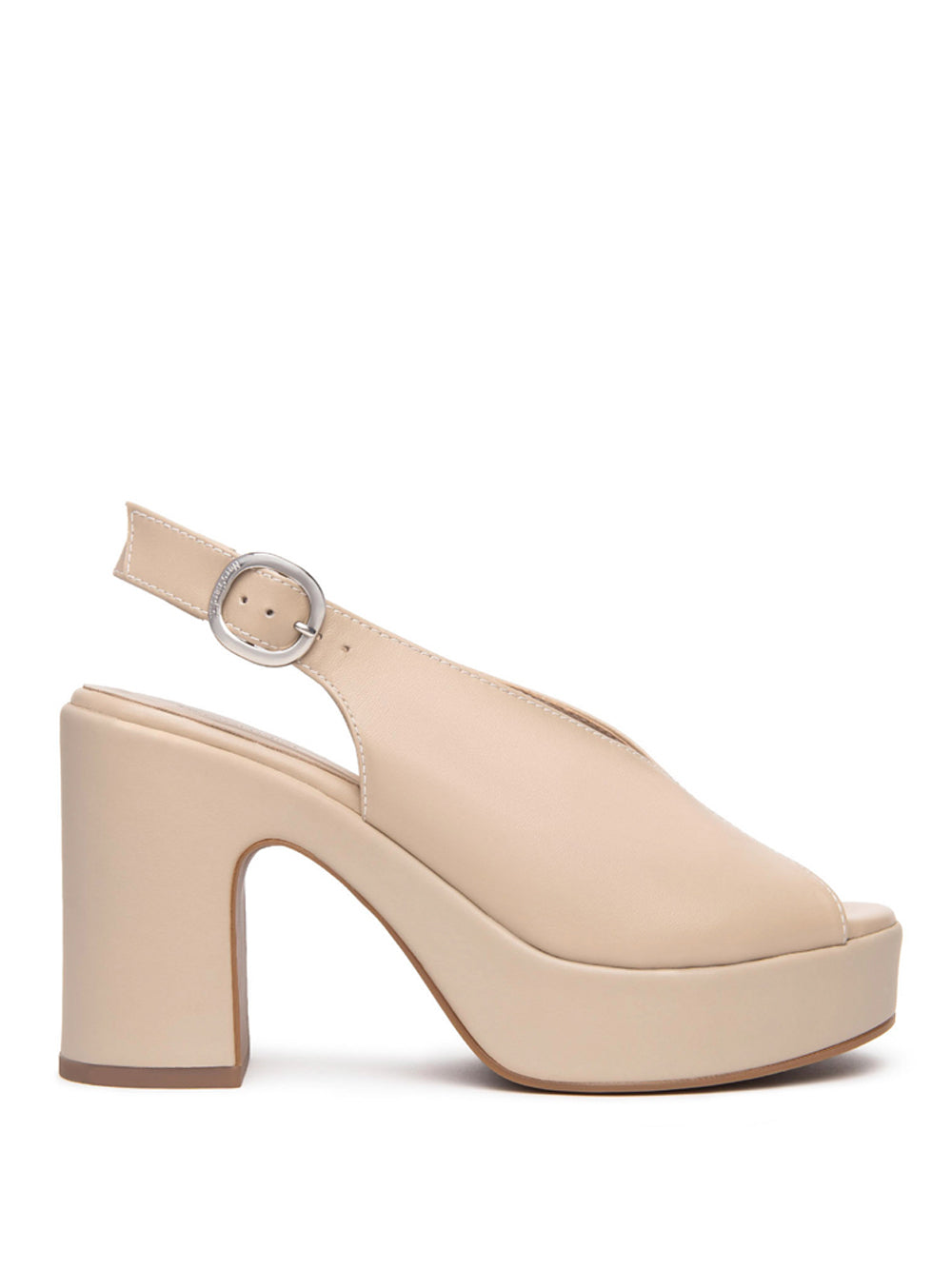 NERO GIARDINI Sandali con plateau Donna - Beige modello E513645D