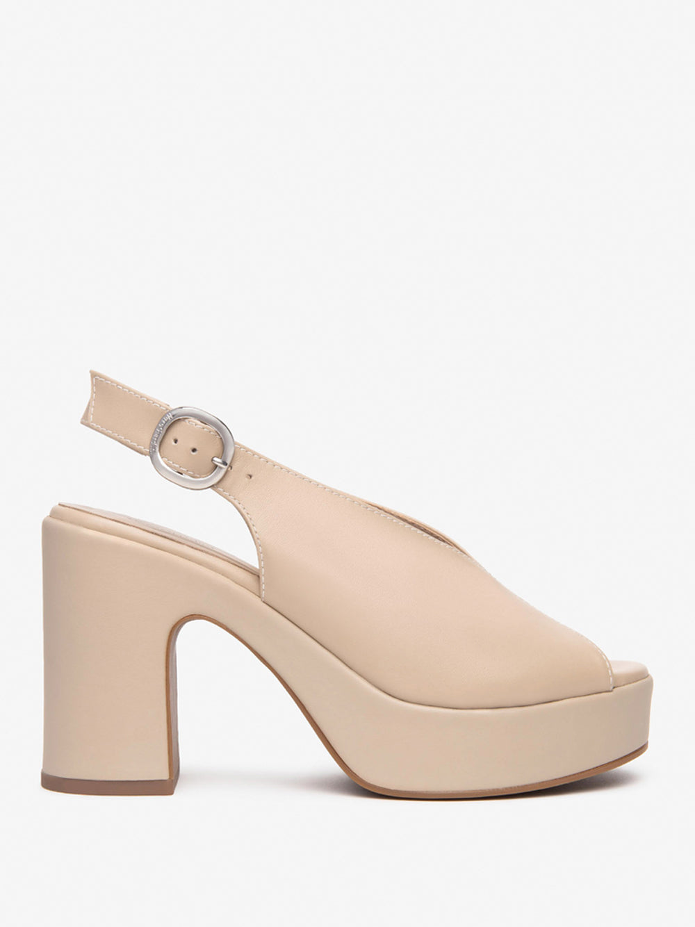 NERO GIARDINI Sandali con plateau Donna - Beige modello E513645D