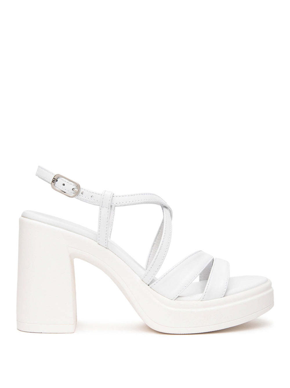 NERO GIARDINI Sandali con plateau Donna - Bianco modello E513660D