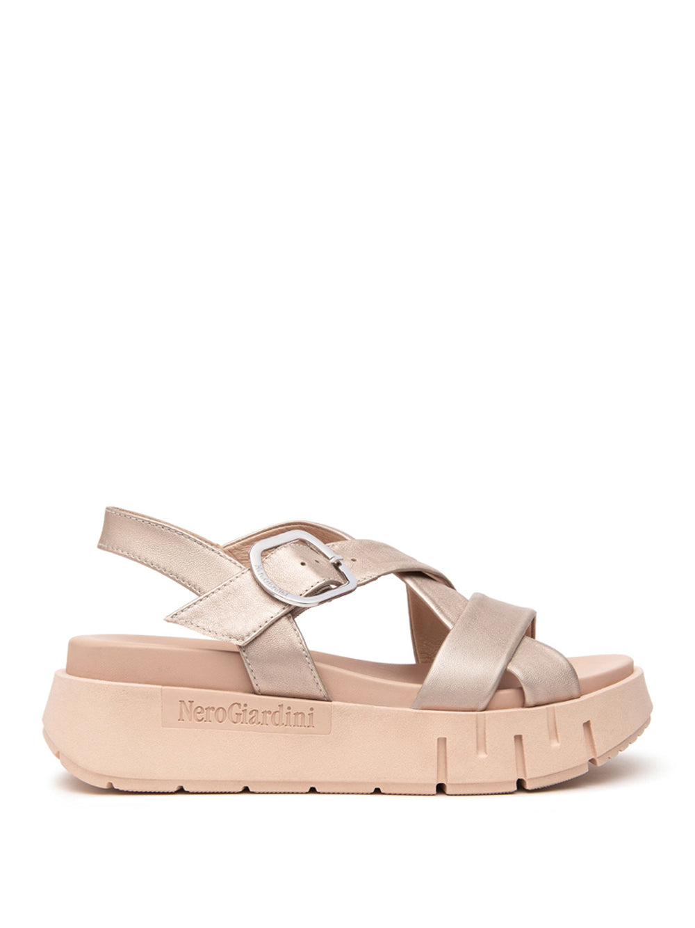 NERO GIARDINI Sandali platform Donna - Beige modello E513697D