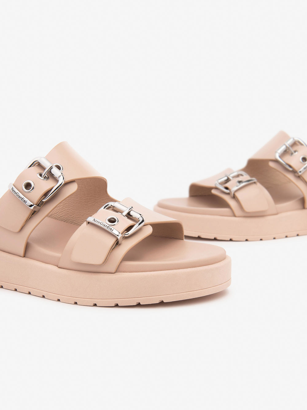 NERO GIARDINI Sandali platform Donna - Beige modello E513700D