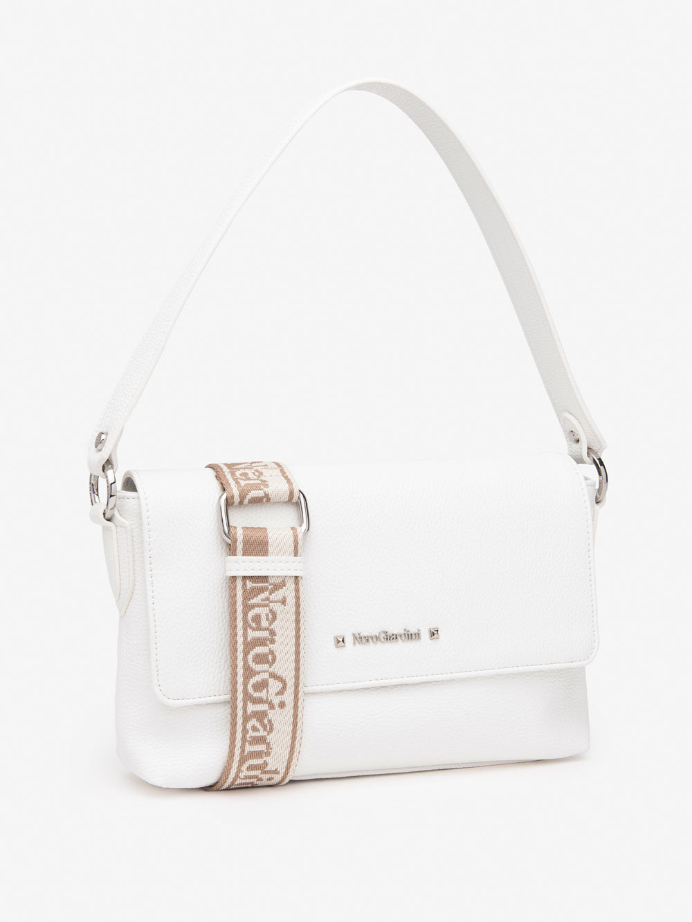 NERO GIARDINI Borsa a Tracolla Donna - Bianco modello E543966D