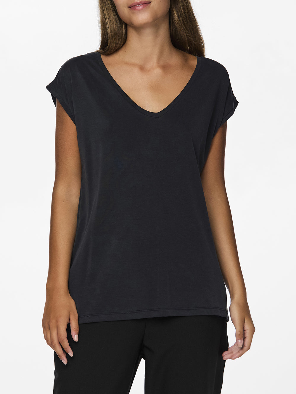 PIECES Top Donna - Nero modello 17095260