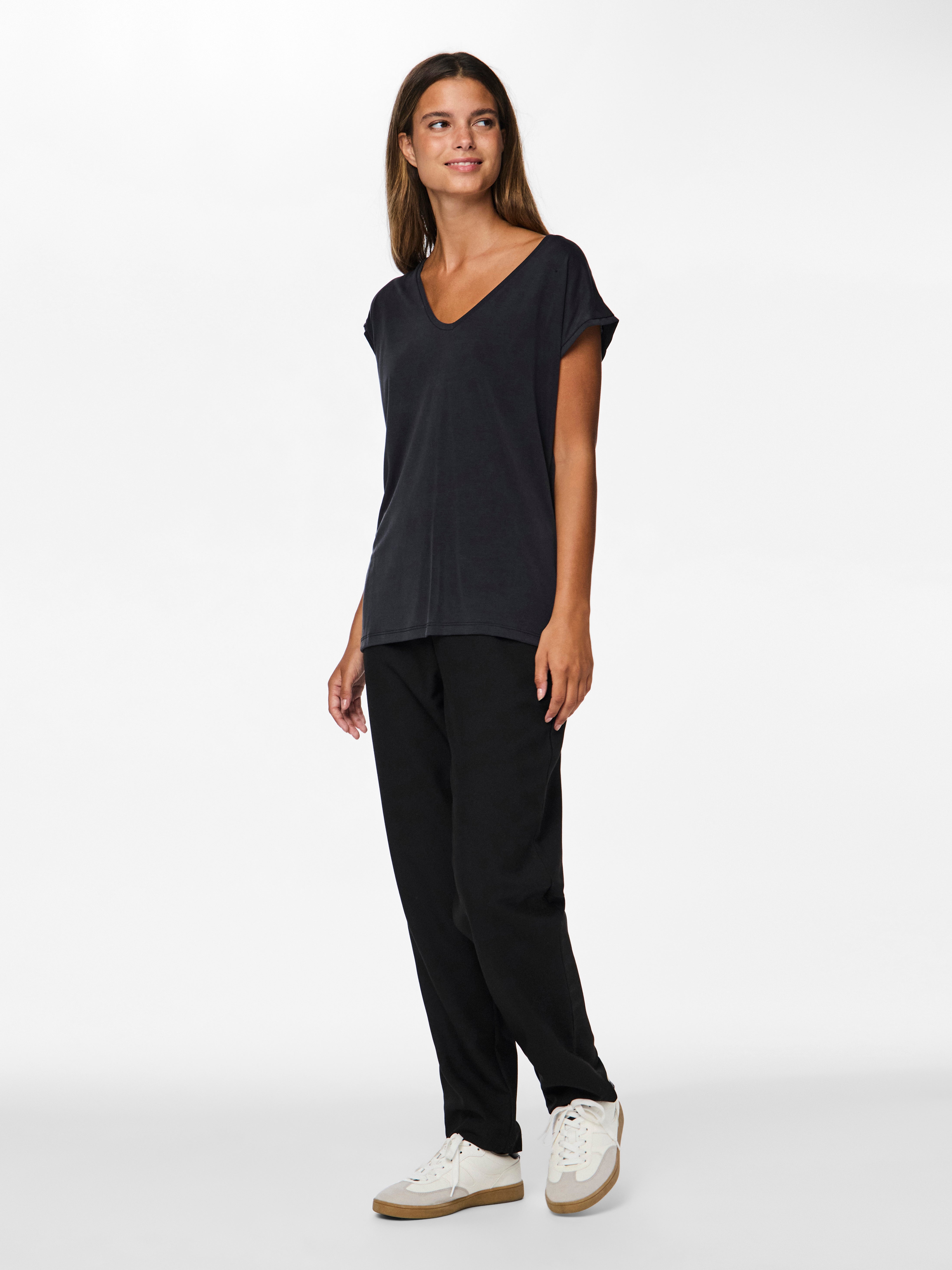 PIECES Top Donna - Nero modello 17095260