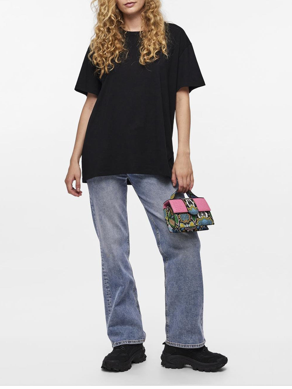 PIECES T-shirt Donna - Nero modello 17146318