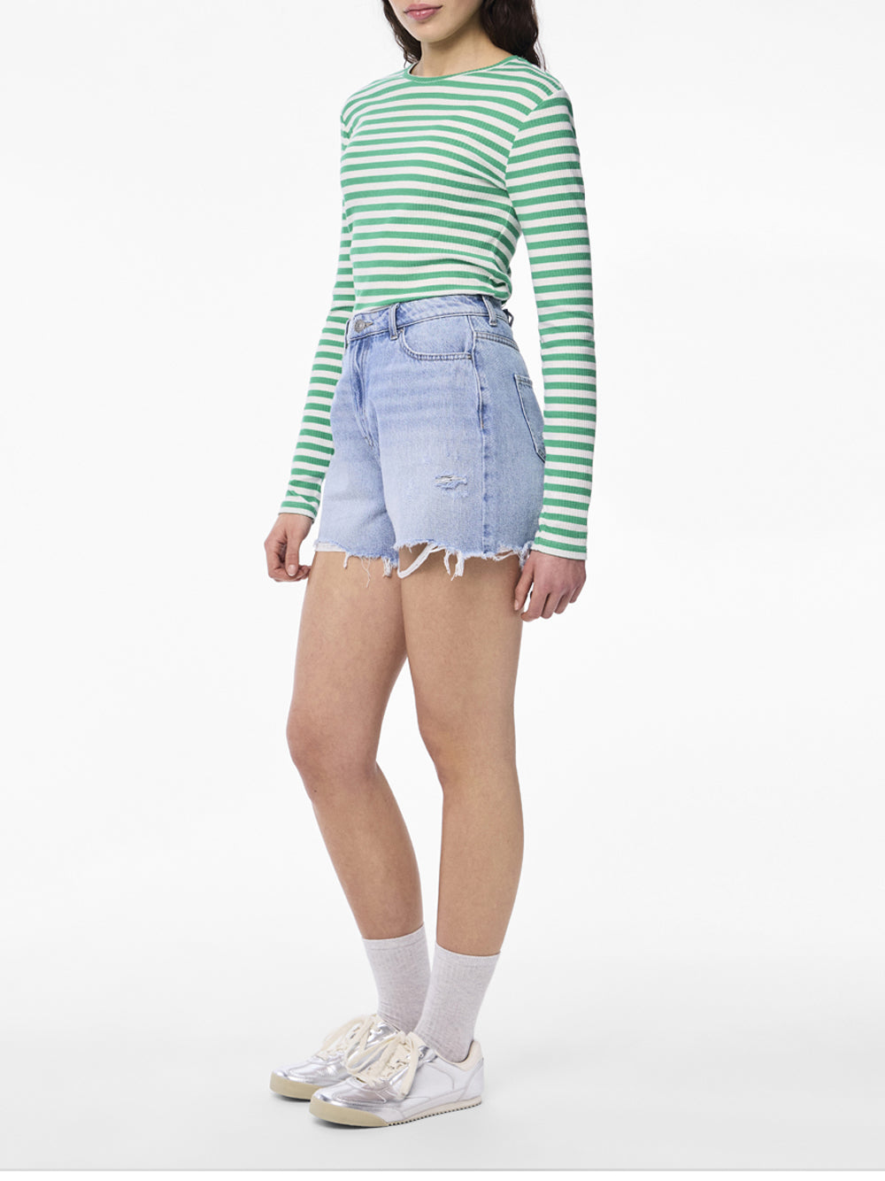 PIECES Shorts Donna - Blu modello 17146747
