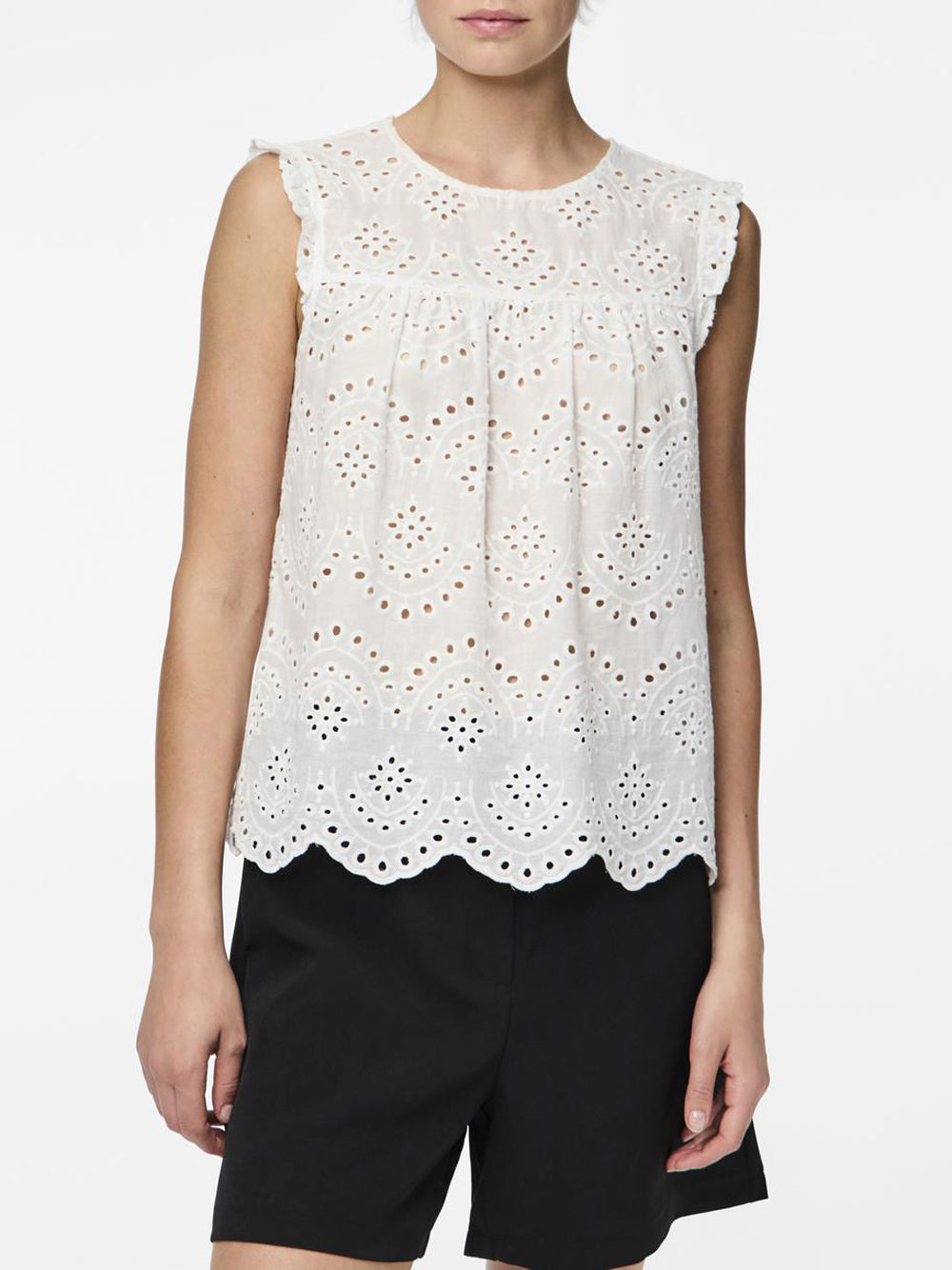 PIECES Canotta Donna - Bianco modello 17154746
