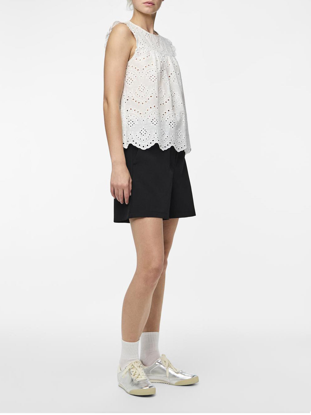 PIECES Canotta Donna - Bianco modello 17154746