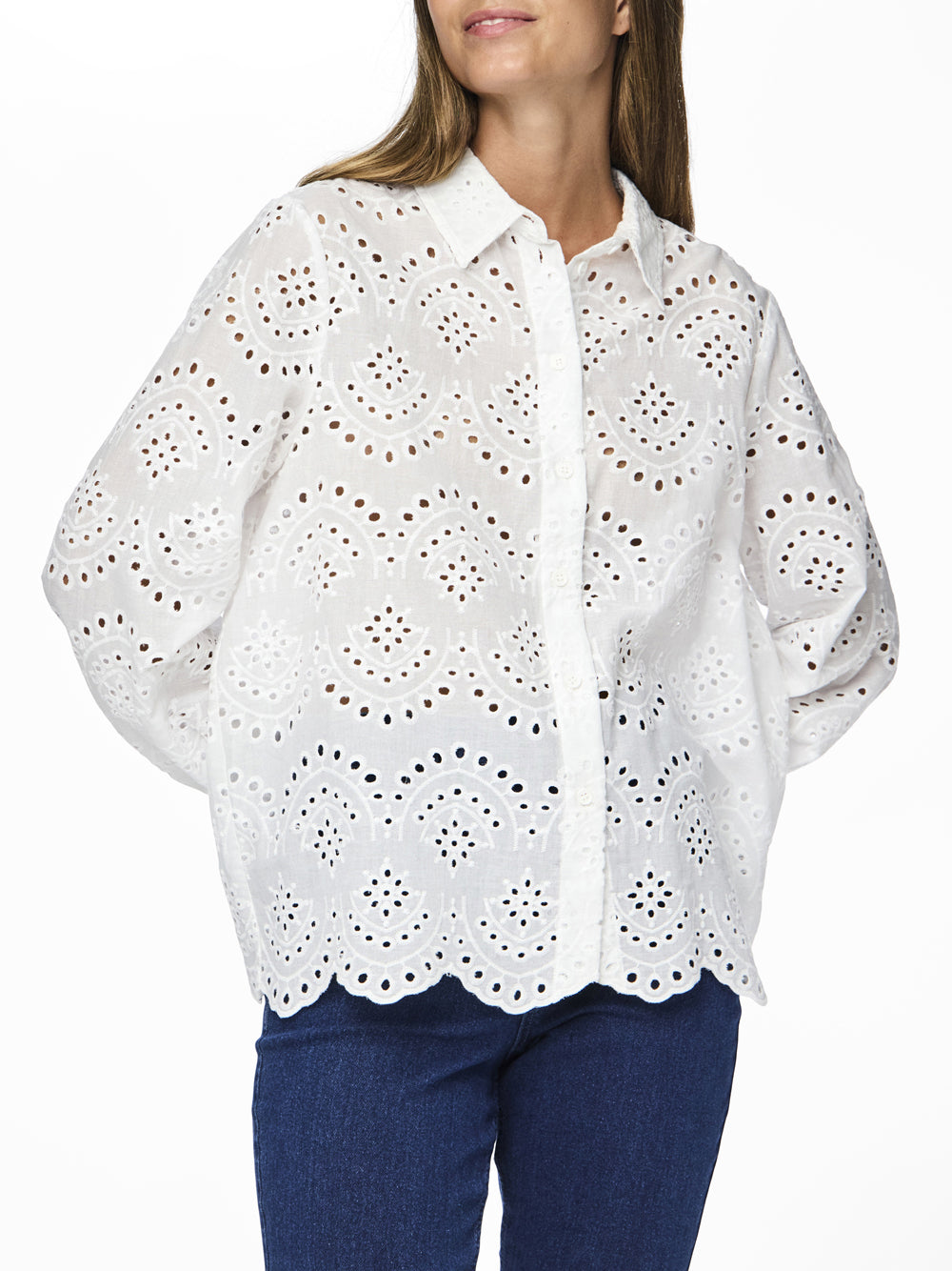 PIECES Camicia Donna - Bianco modello 17154747