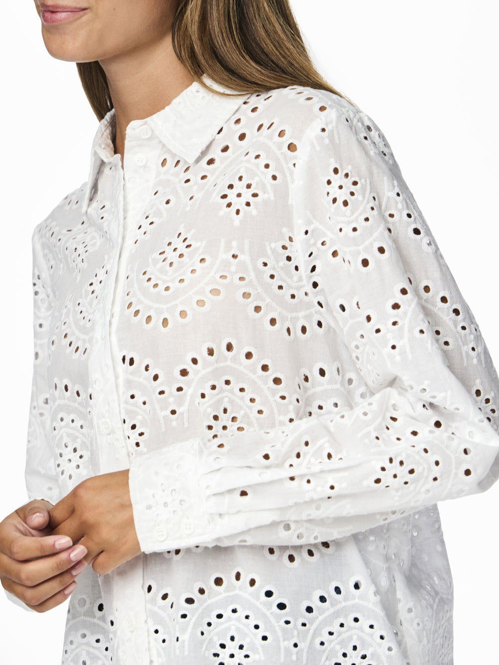 PIECES Camicia Donna - Bianco modello 17154747
