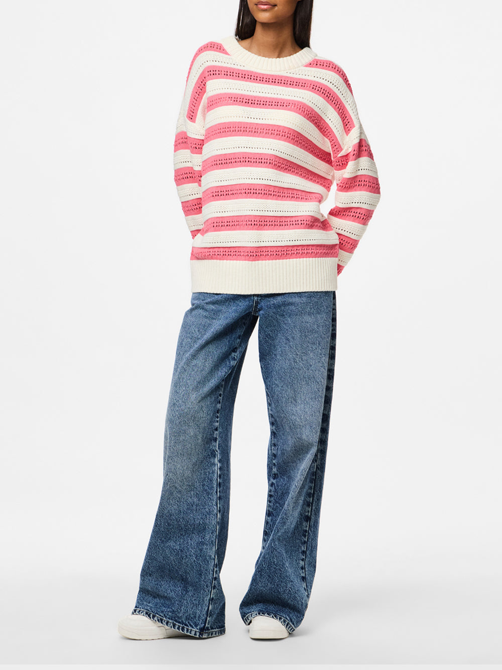PIECES Maglione Donna - Bianco modello 17155033