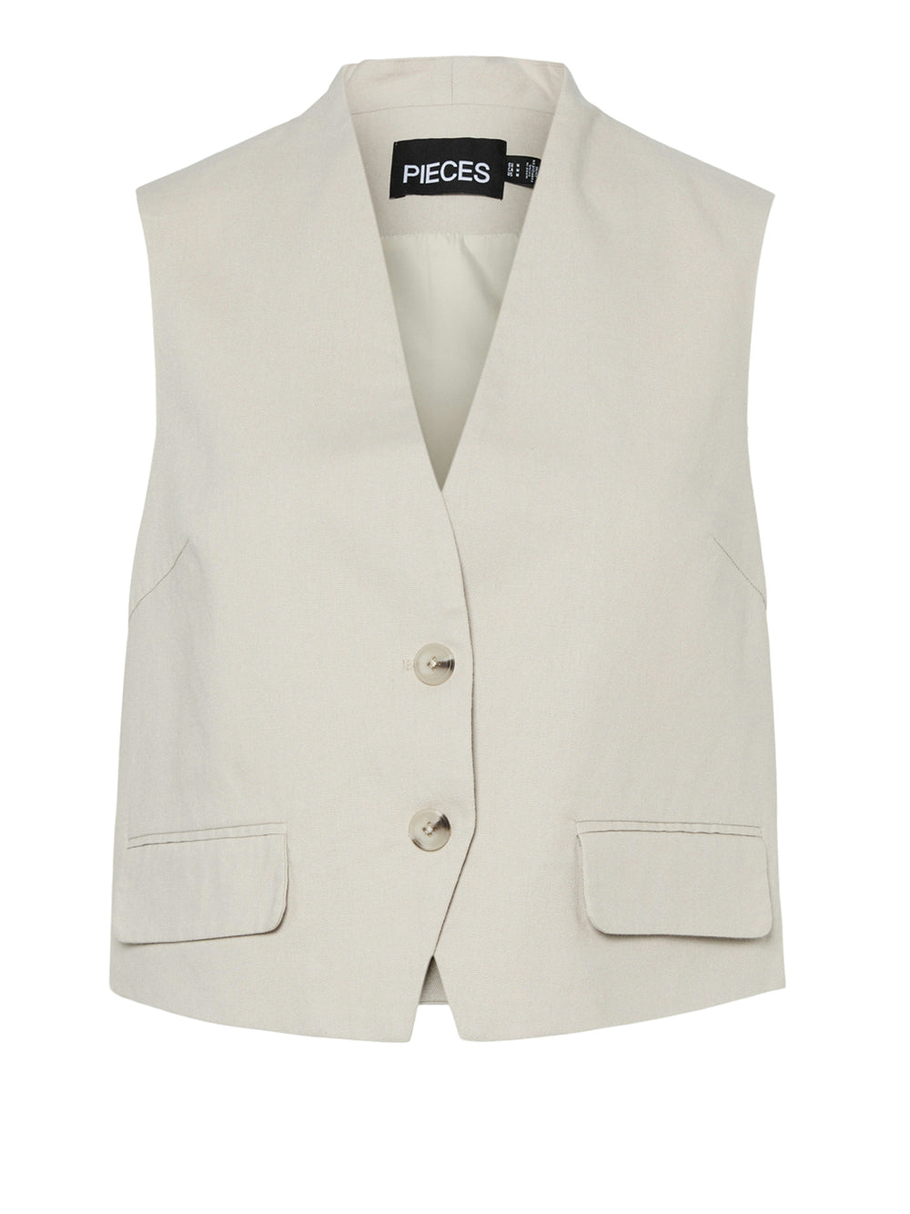PIECES Gilet Donna - Argento modello 17156955