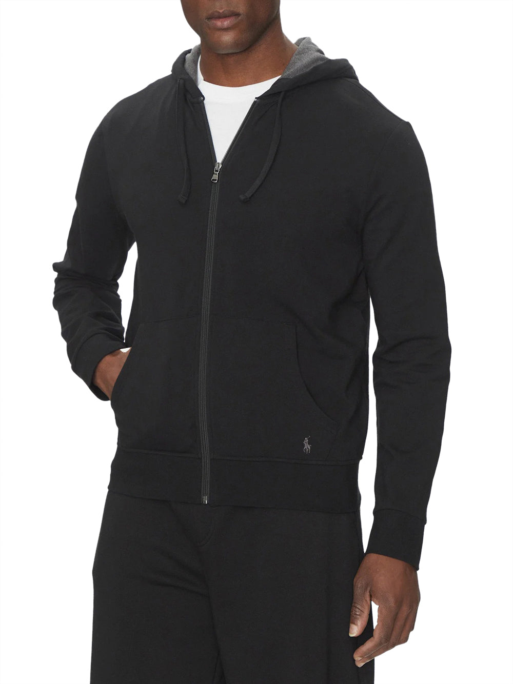 RALPH LAUREN Felpa con zip Uomo - Nero modello 714962527003