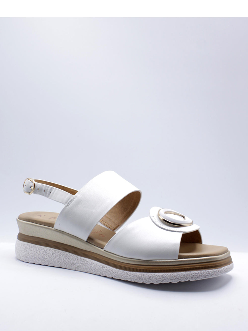 REPO Sandali con zeppa Donna - Bianco modello 10221